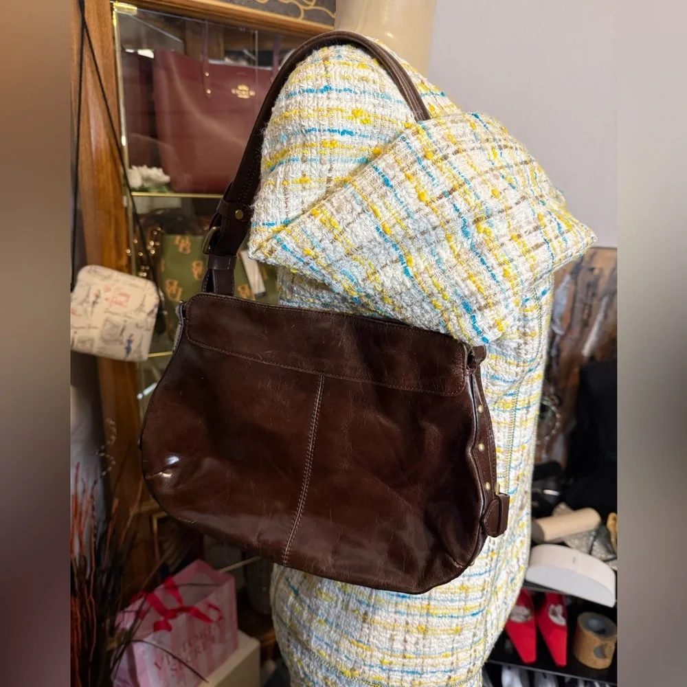 🤎Great USED Condition Kenneth Cole New York Shoulder Bag W/Small Dustbag. - Picture 4 of 5